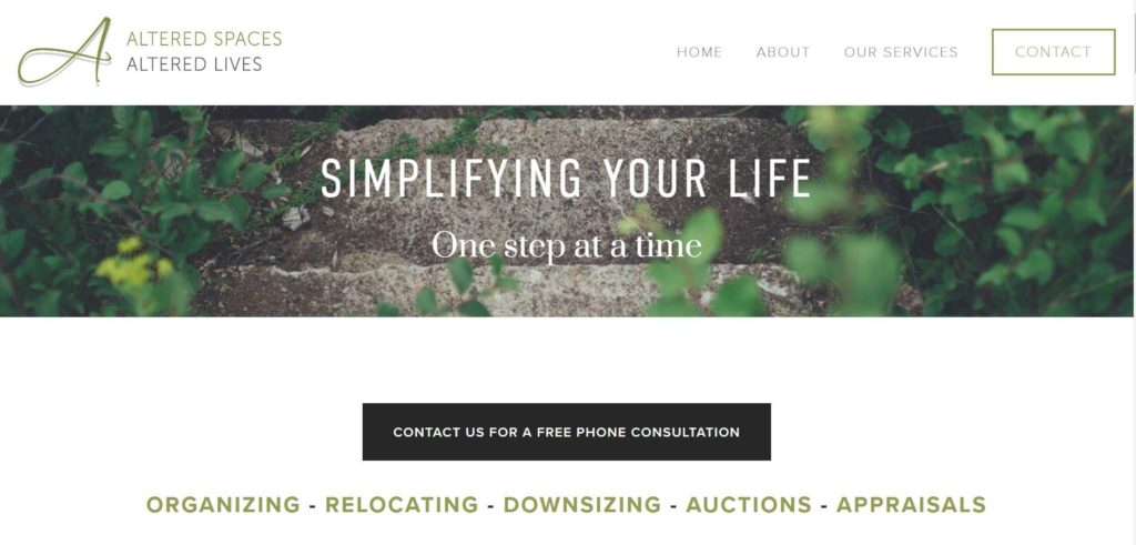 Altered Spaces - Altered Lives Homepage