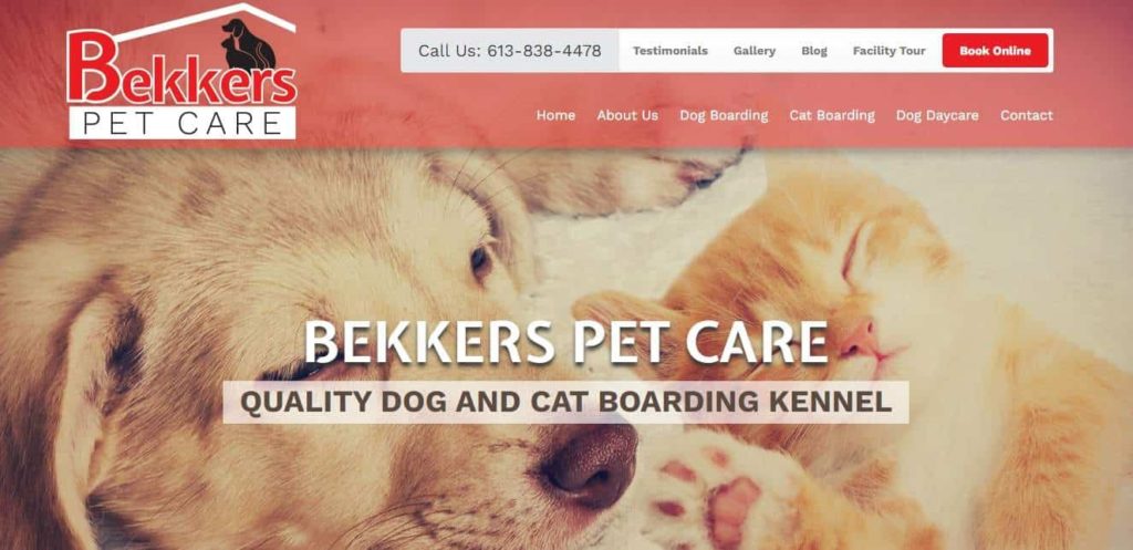 Bekkers Pet Care Homepage_1