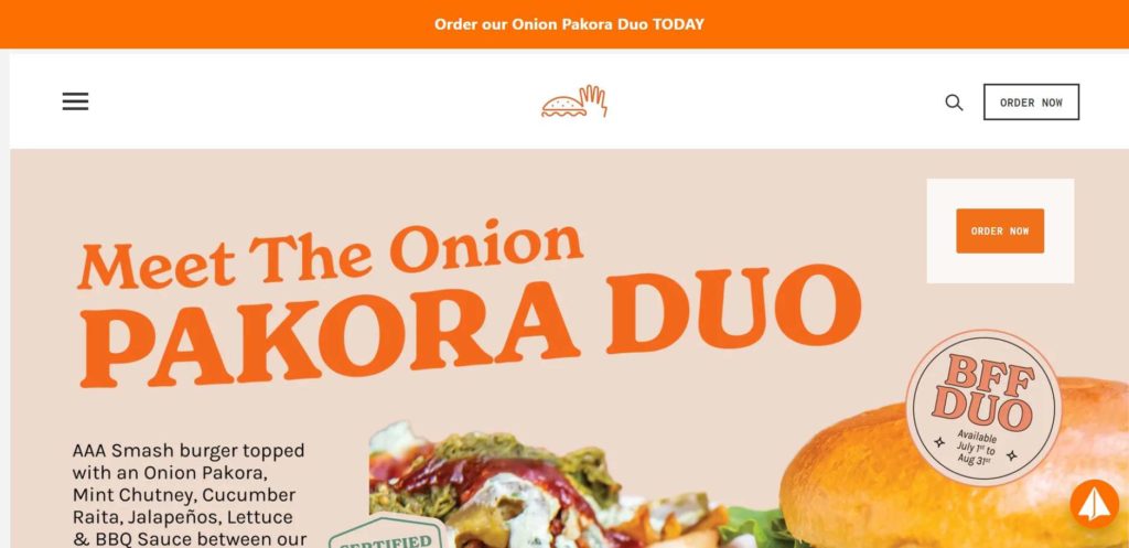 Burgers n' Fries Forever Homepage
