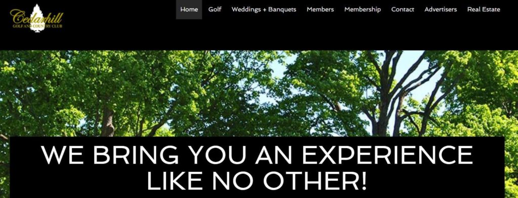 Cedarhill Golf and Country Club Homepage