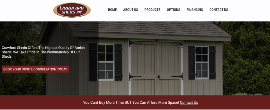 Crawford Sheds Homepage