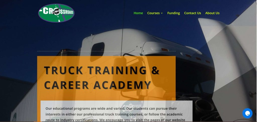 Cross Roads Truck Training & Career Academy Homepage