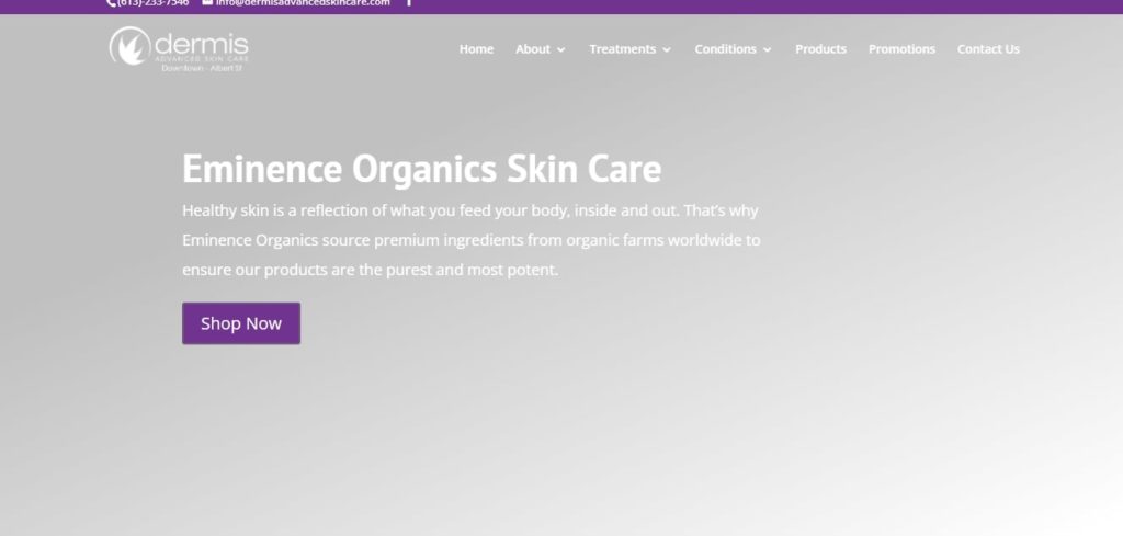 Dermis Advanced Skin Care Ottawa Homepage