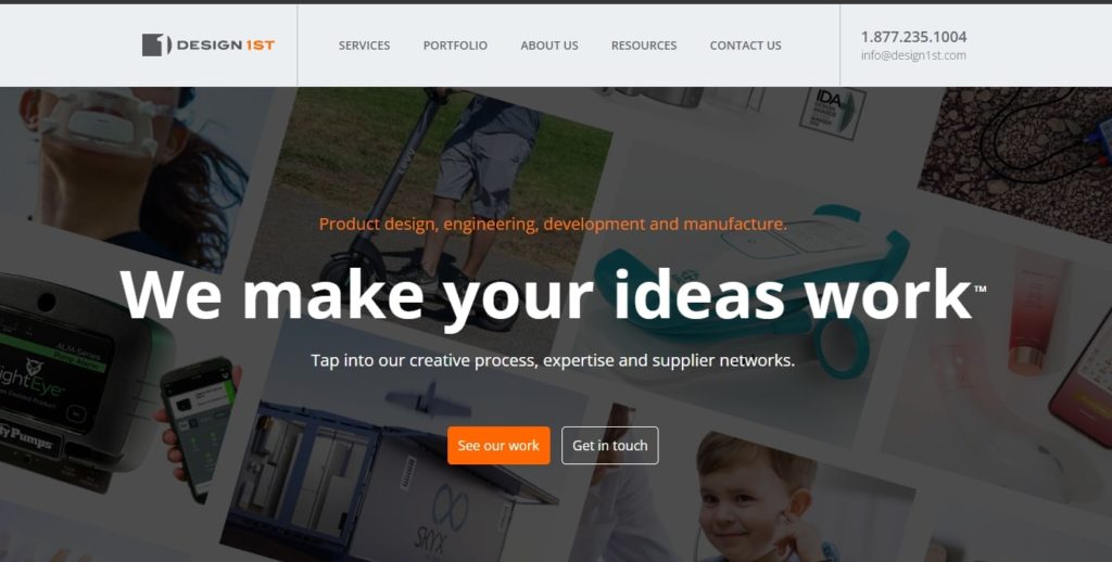 Design 1st Homepage