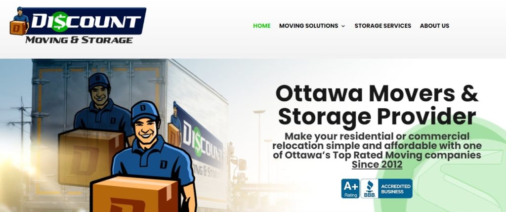 Discount Moving & Storage Homepage