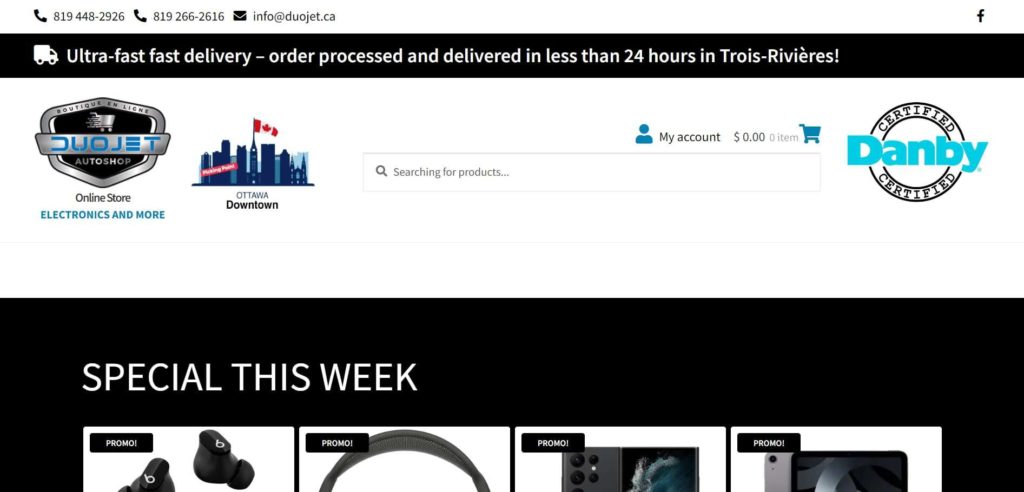 Duojet Autoshop Homepage