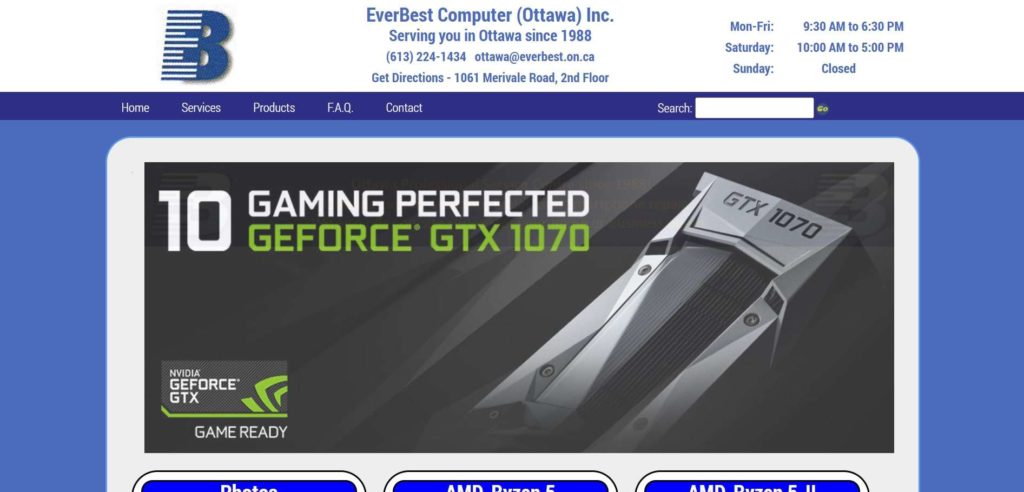 EverBest Computer (Ottawa) Inc Homepage