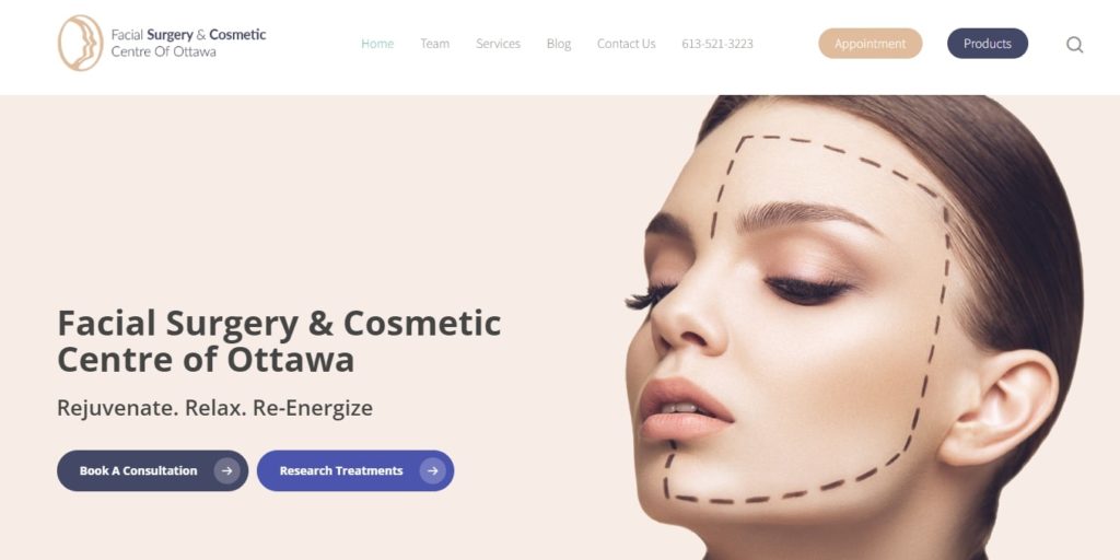 Facial Surgery & Cosmetic Centre of Ottawa Homepage