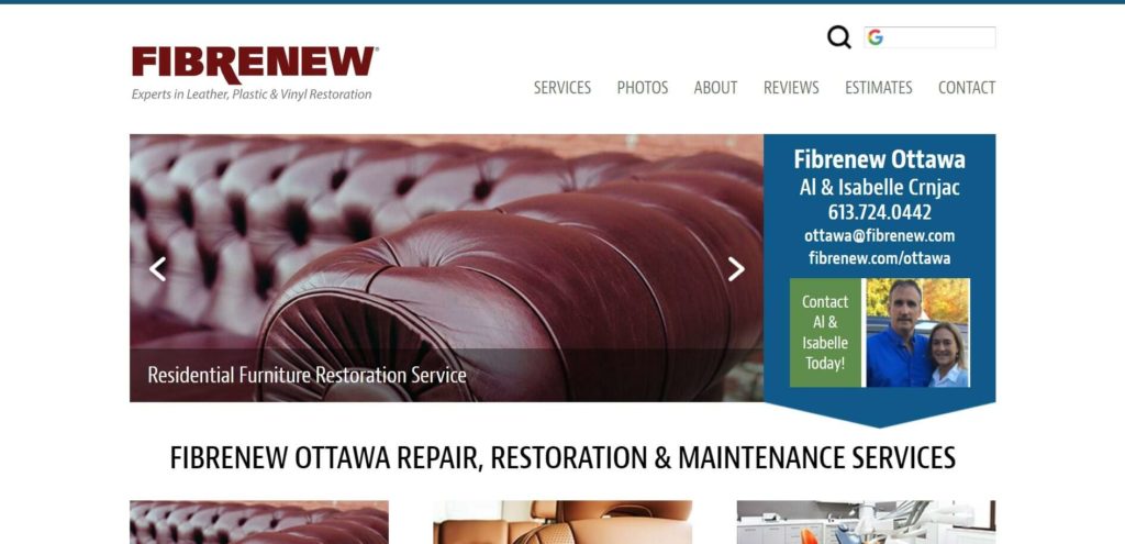 Fibrenew Ottawa Homepage