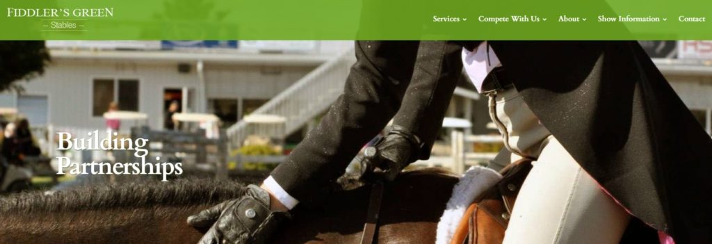 Fiddler’s Green Stables Homepage