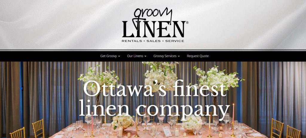 Groovy Linen & Chair Cover Rental Homepage