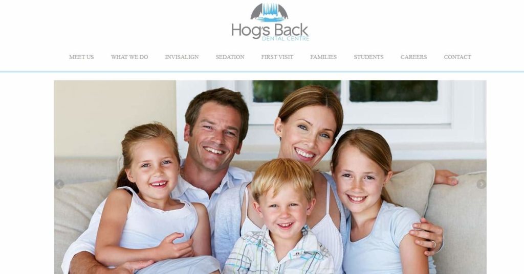 Hog's Back Dental Centre Homepage