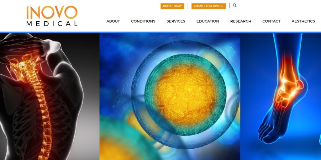 Inovo Medical Homepage