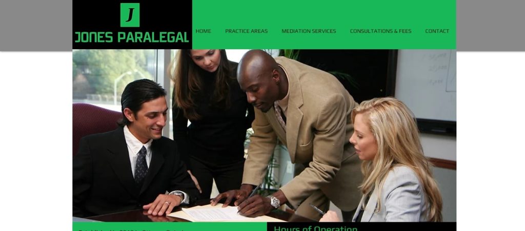 Jones Paralegal Homepage