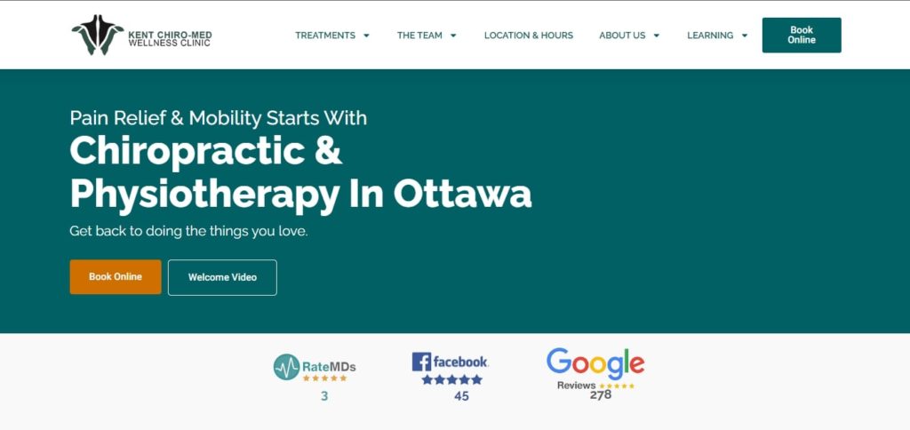 Ken Chiro-Med Wellness Clinic Homepage