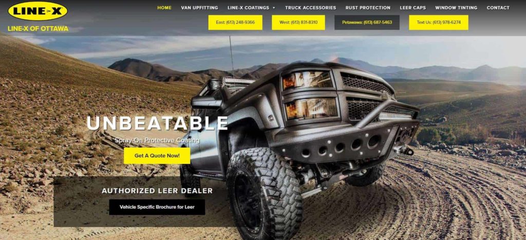 Line-X of Ottawa East Homepage