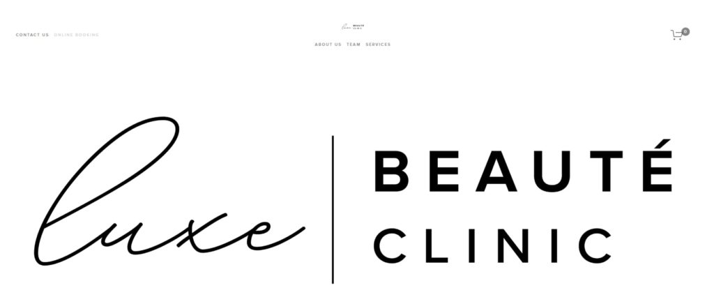 Luxe Beauté Clinic Canada Homepage