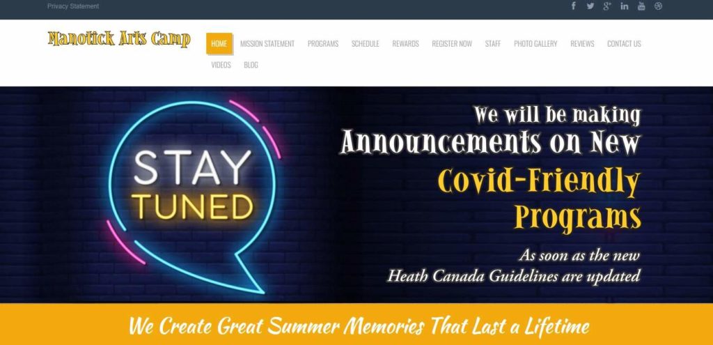 Manotick Arts Camp Homepage