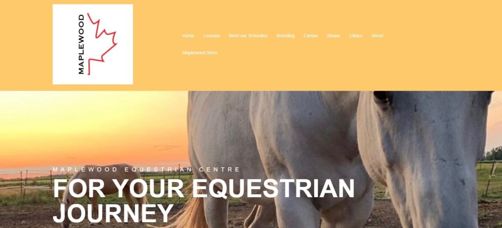 Maplewood Equestrian Centre Homepage