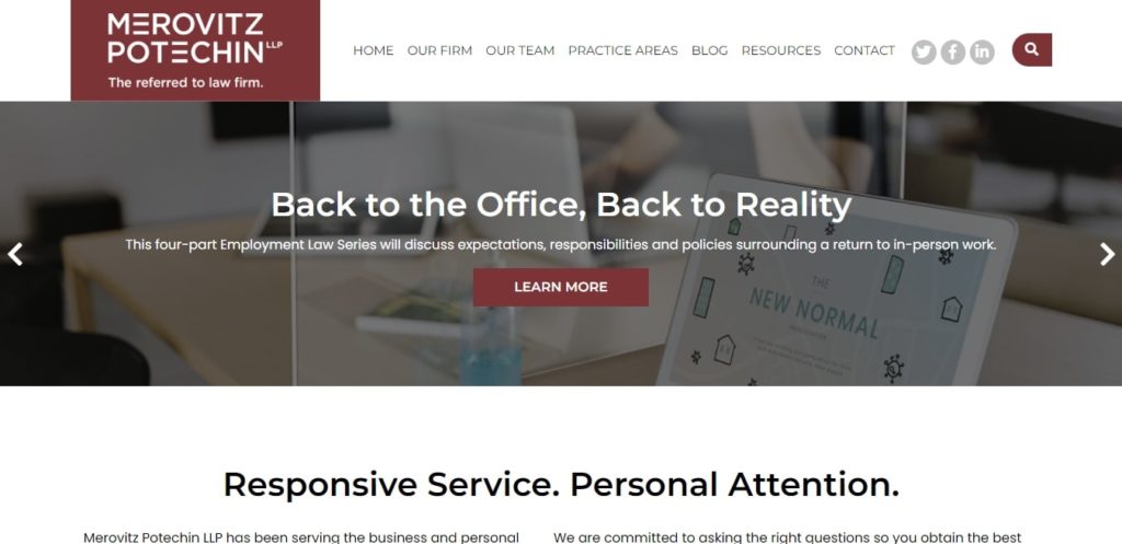 Merovitz Potechin LLP Homepage