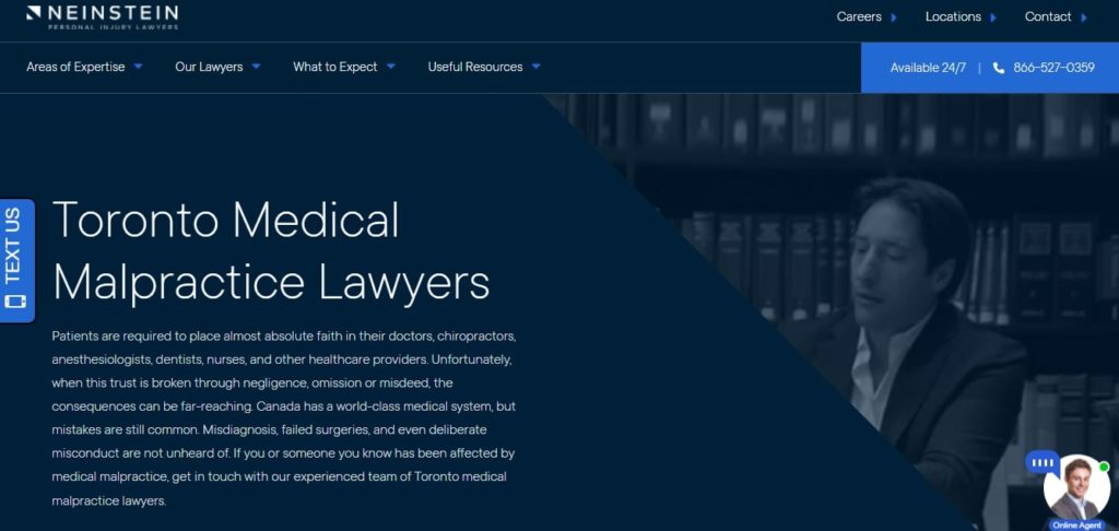 Neinstein LLP Medical Malpractice Lawyers Homepage