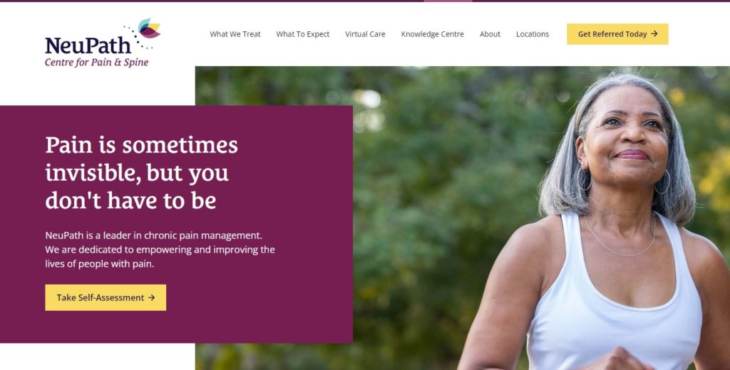 NeuPath Centre for Pain & Spine Homepage