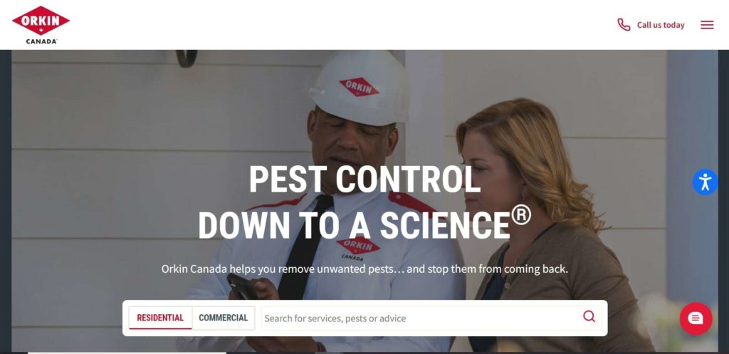 Orkin Canada Homepage
