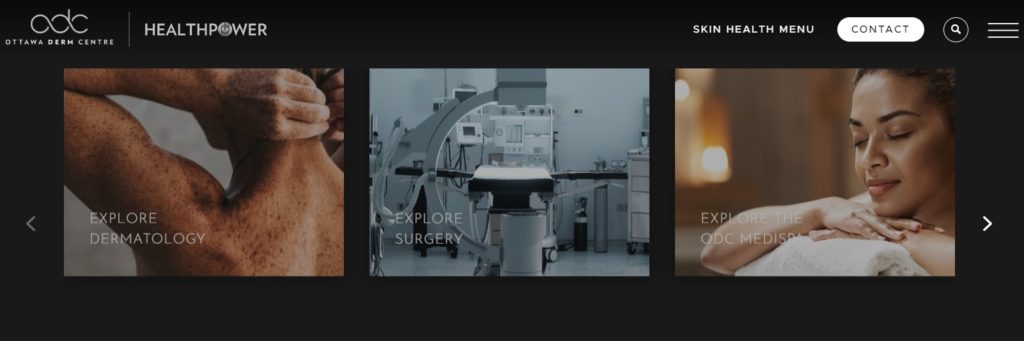 Ottawa Derm Centre Homepage