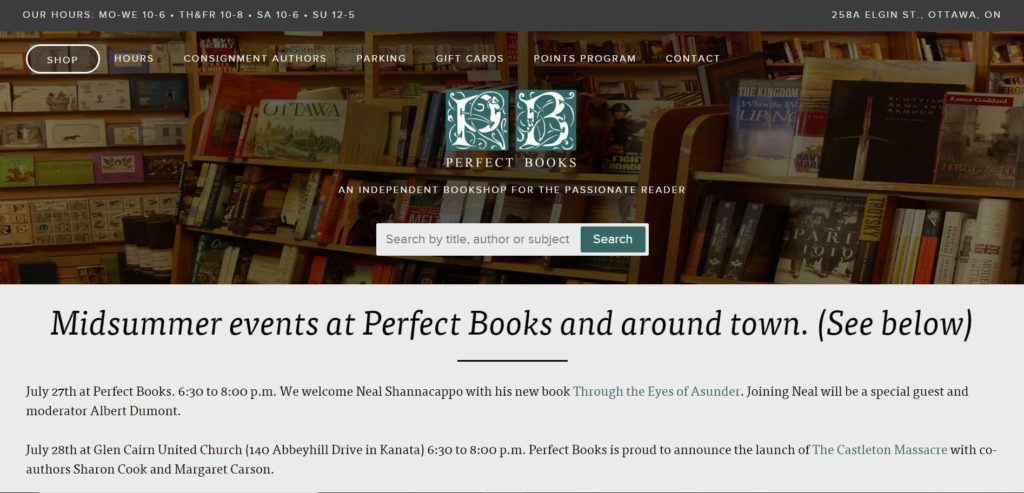 Perfect Books Homepage