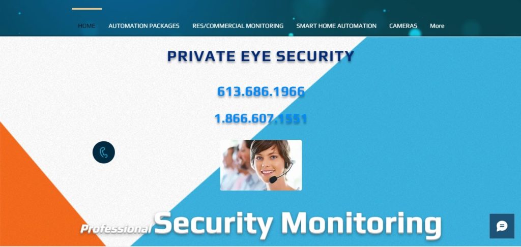 Private Eye Security Inc Homepage
