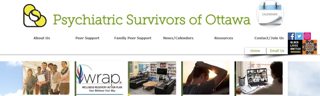 Psychiatric Survivors of Ottawa Homepage