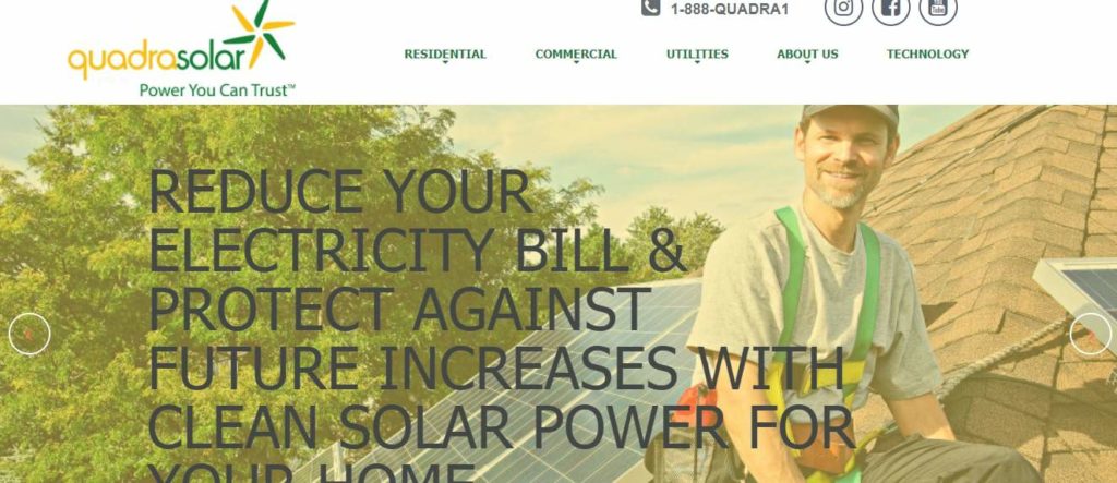 Quadra Solar Corporation Homepage