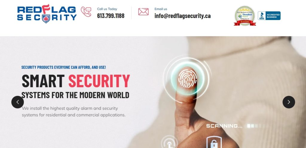 RedFlag Security Homepage