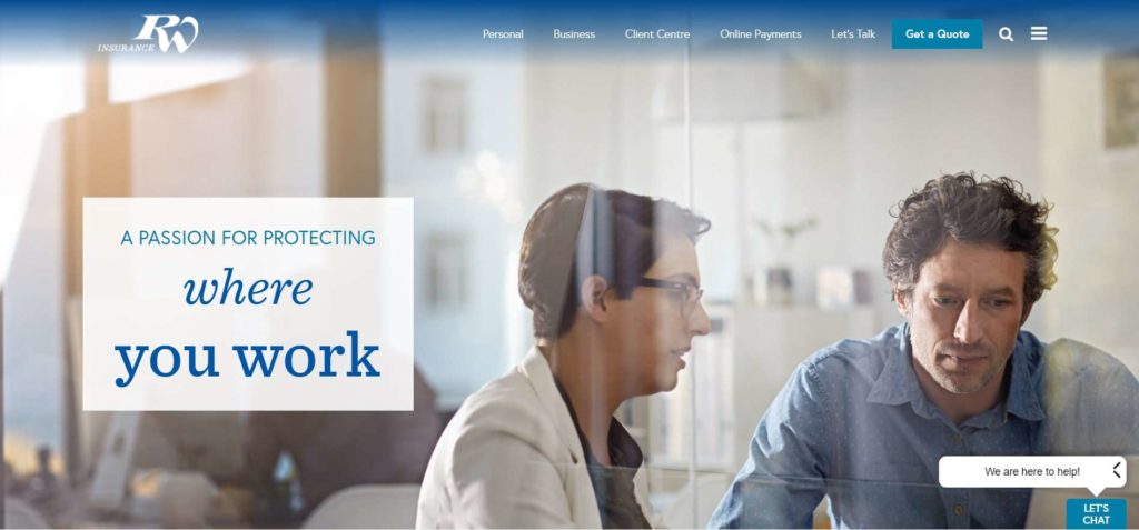 Rhodes & Williams Insurance Brokers Homepage