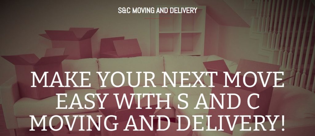 S&C Moving and Delivery Homepage