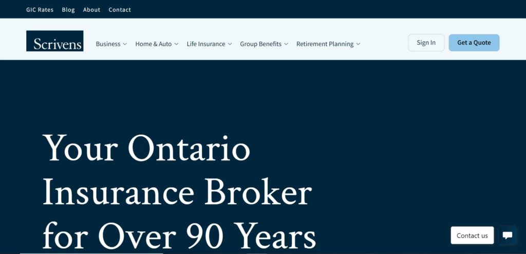 Scrivens Homepage