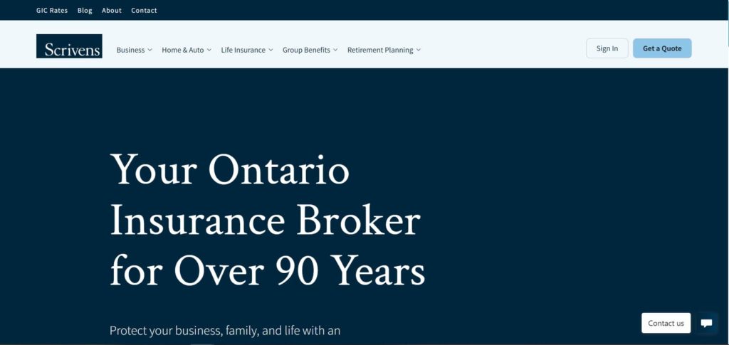 Scrivens Homepage