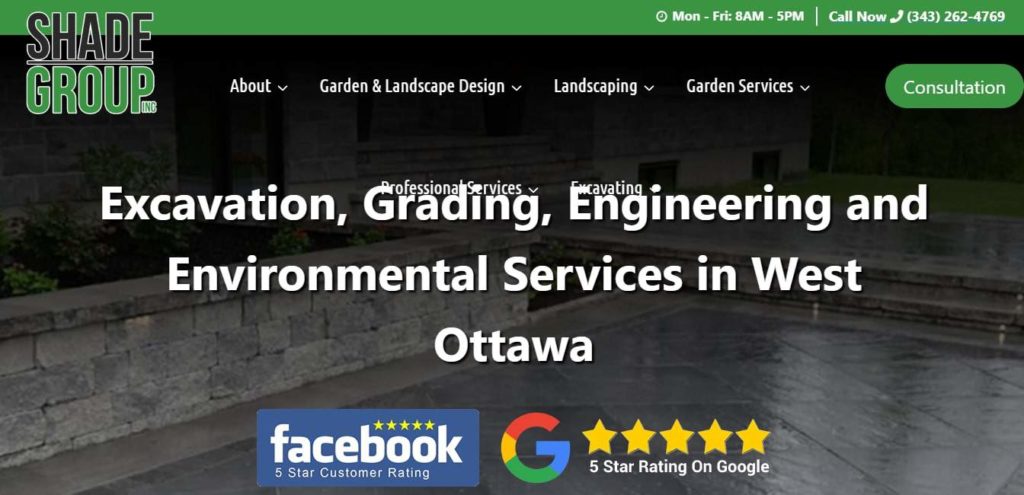 Shade Group Inc. Homepage