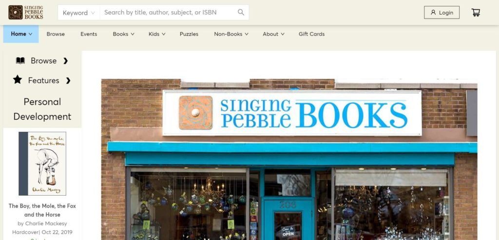 Singing Pebble Books Homepage