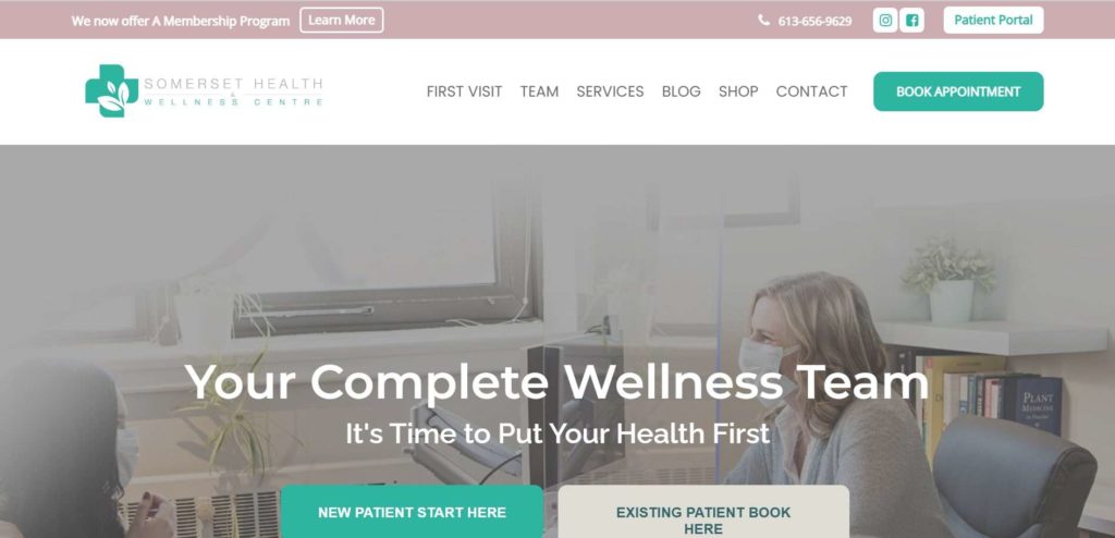 Somerset Health & Wellness Centre Homepage