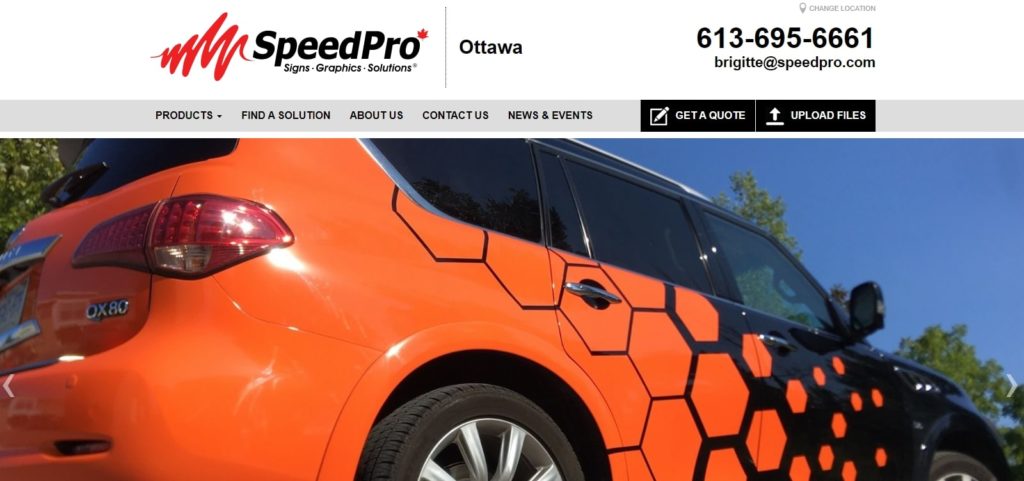 SpeedPro Imaging Ottawa Homepage