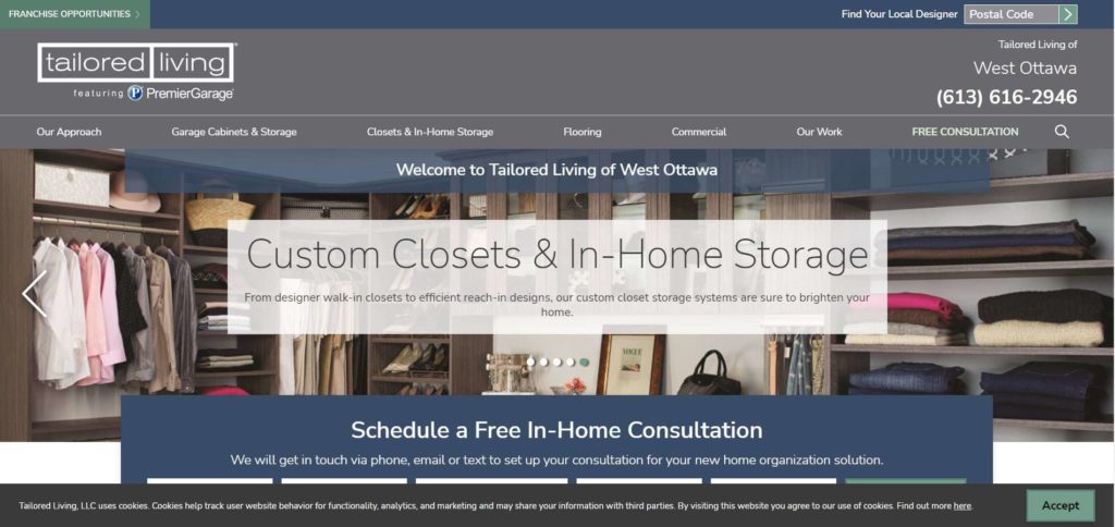Tailored Living Homepage
