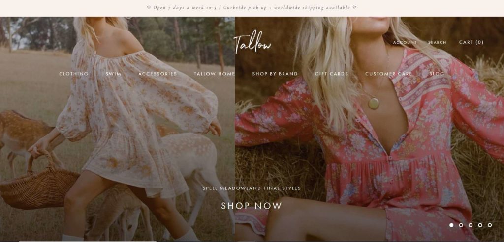 Tallow Homepage