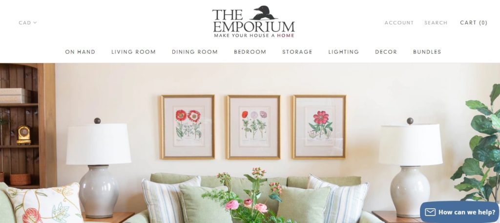 The Emporium Homepage