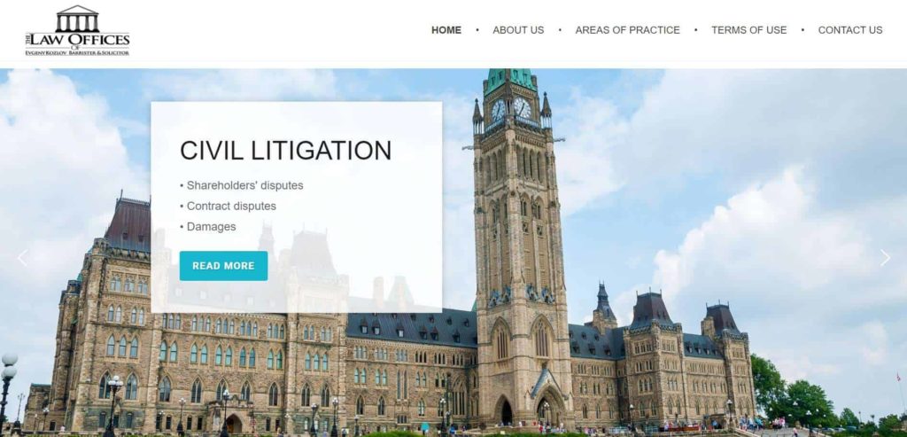 The Law Offices of Evgeny Kozlov Homepage