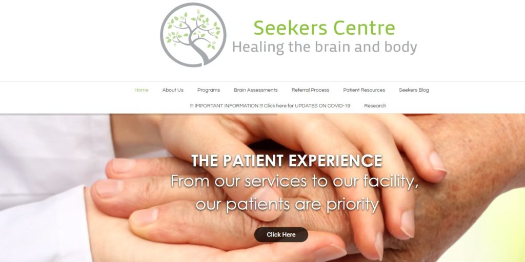 The Seekers Centre Homepage