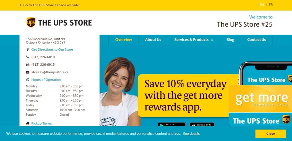 The UPS Store Homepage