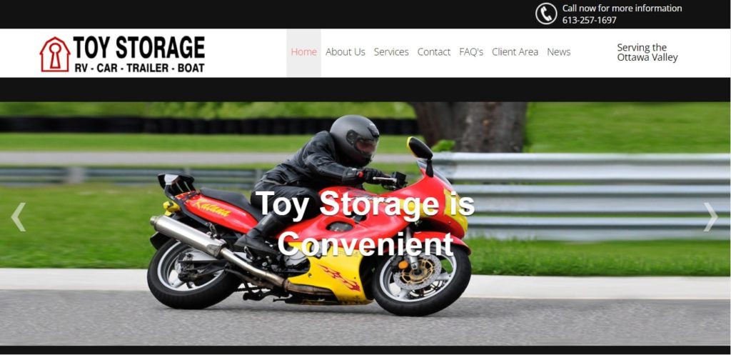 Toy Storage Homepage