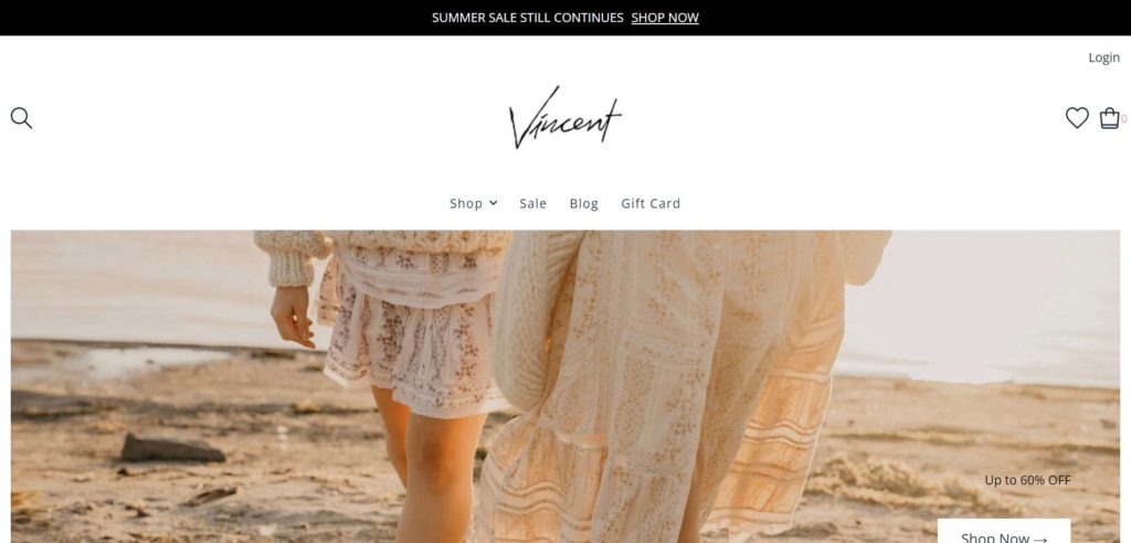 Vincent Homepage