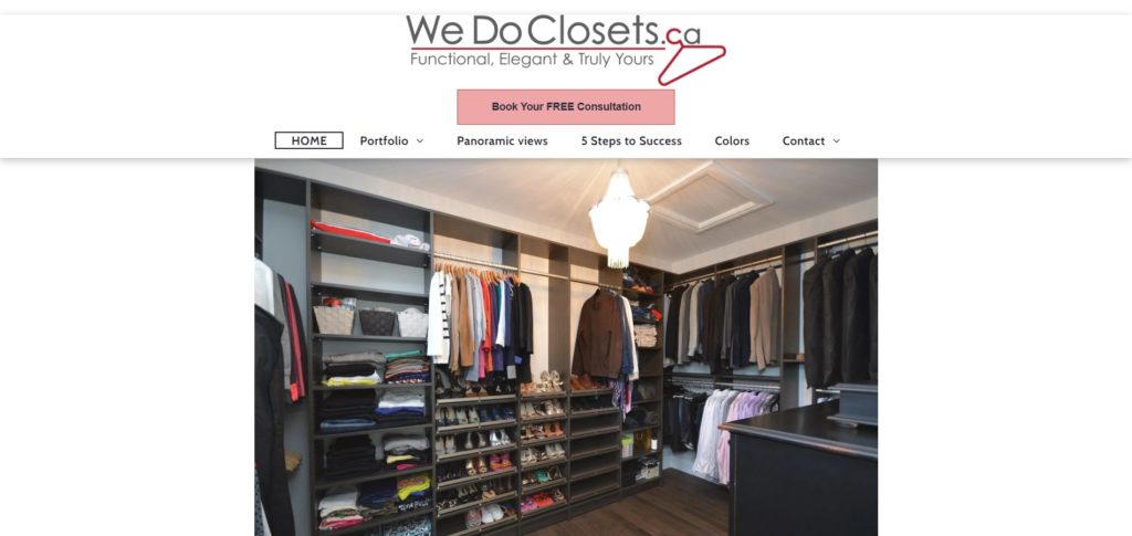 We Do Closets Homepage